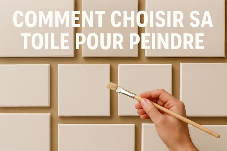 Bien choisir sa toile pour peindre à l’huile ou à l’acrylique